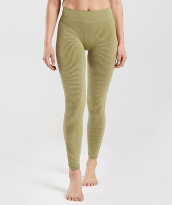 Leggins Gymshark Pause Seamless Mujer Verde | CO 2869MQZ